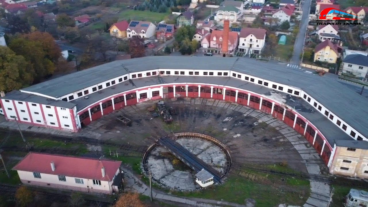 Depoul & Gara Oradea Vazute din Drona pe Apus Inainte de Electrificare - 08 Noiembrie 2024 [DRONE]🚁🌇