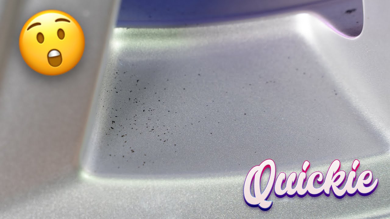 Schwarze Punkte auf der Felge entfernen | Teer, Flugrost, Bremsstaub und Reifenabrieb säubern