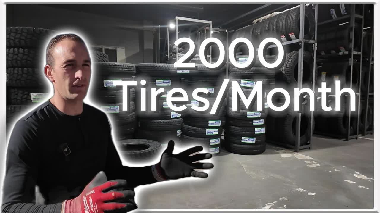 How we sell 2000 tires a month