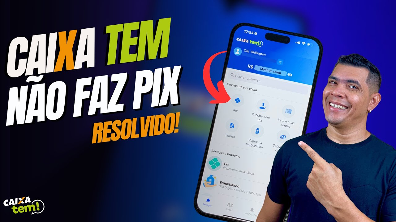 COMO RESOLVER ERRO DO PIX NO CAIXA TEM E VOLTAR A USAR O RECURSO NOVAMENTE.