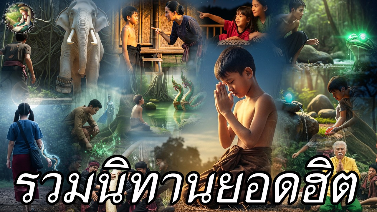 รวมนิทานยอดฮิต | นิทานที่สร้างแง่คิด คติ และคำสอน (ความเมตตา เสียสละ โลภ และกรรม) || Emma Fable ไทย