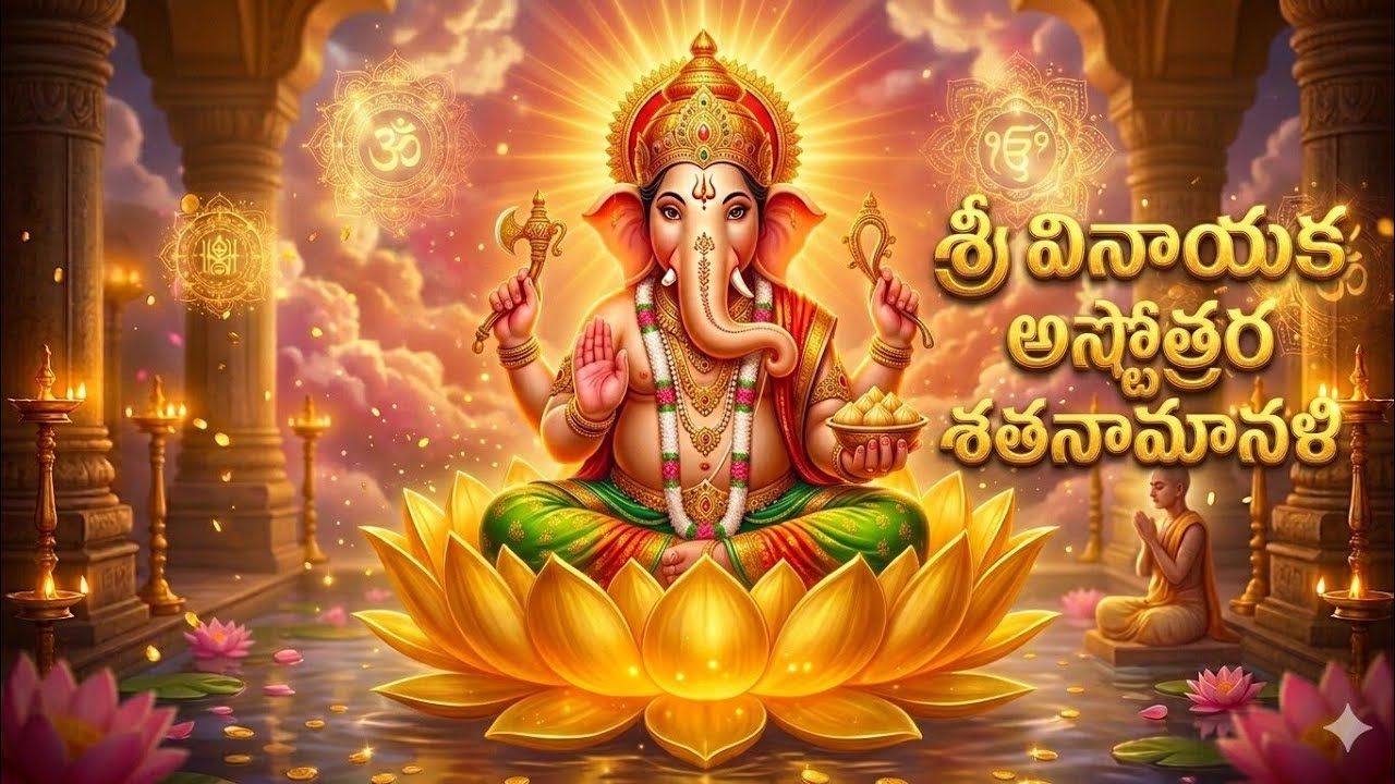 విఘ్నాలను దూరం చేసే శ్రీ వినాయక అష్టోత్తర శతనామావళి Sree Vinayaka Astottara Satanaamaavali