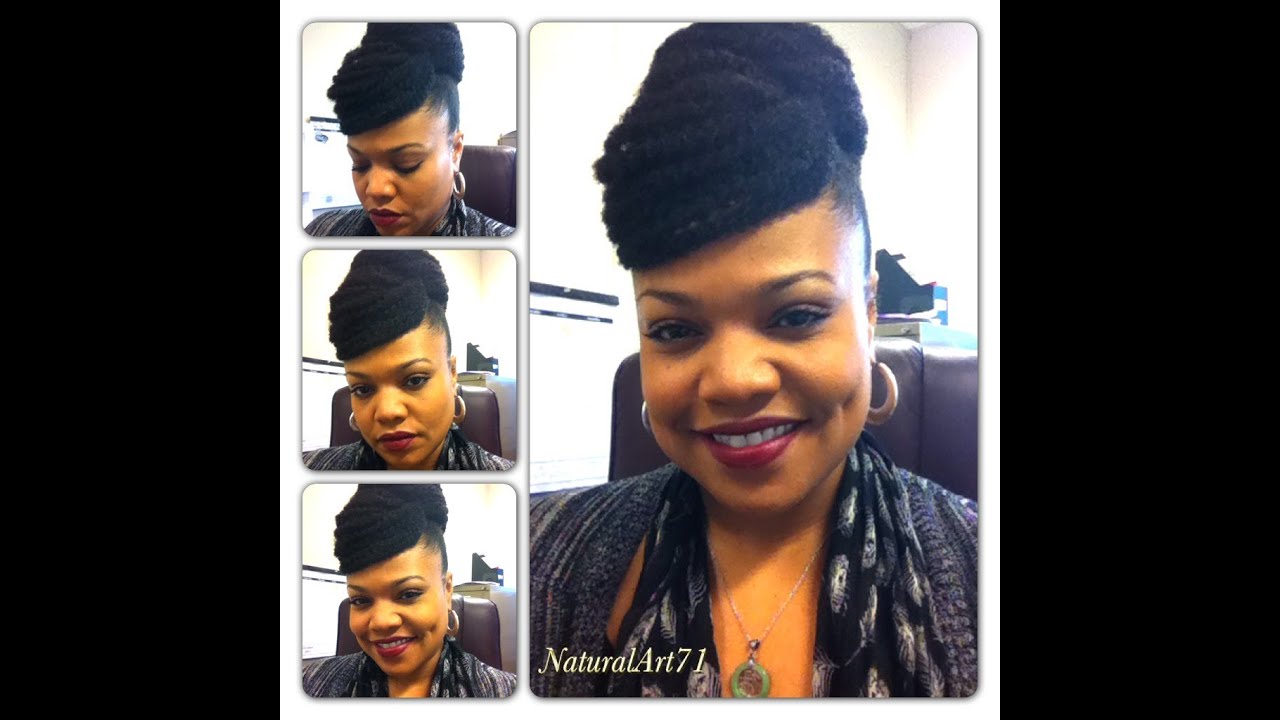 Marley Bun w/Faux Bang