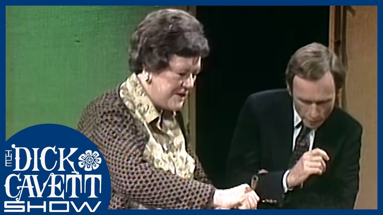Julia Child Scares Dick with a Blowtorch | The Dick Cavett Show
