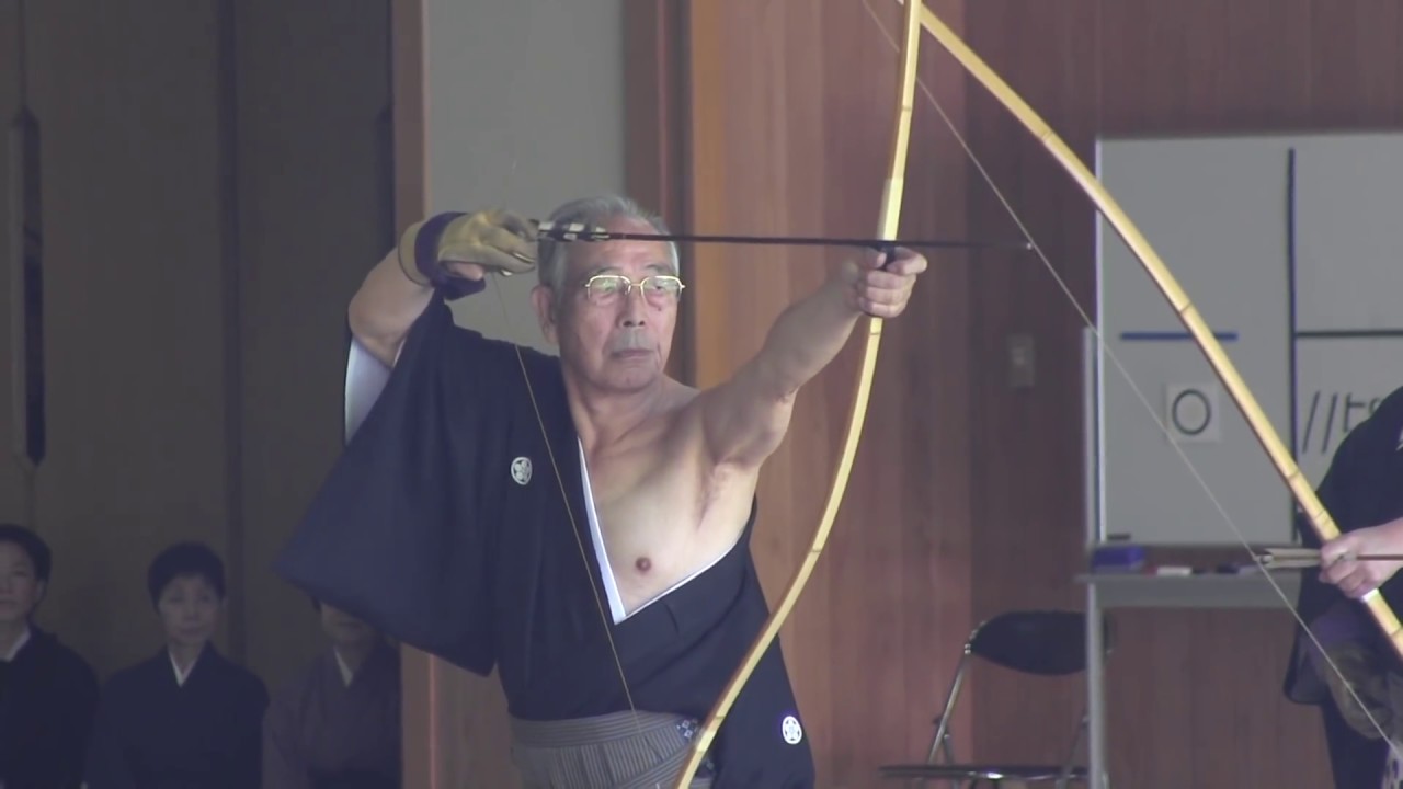 範士７名の奉射　2017.11.3明治神宮奉納全国弓道大会