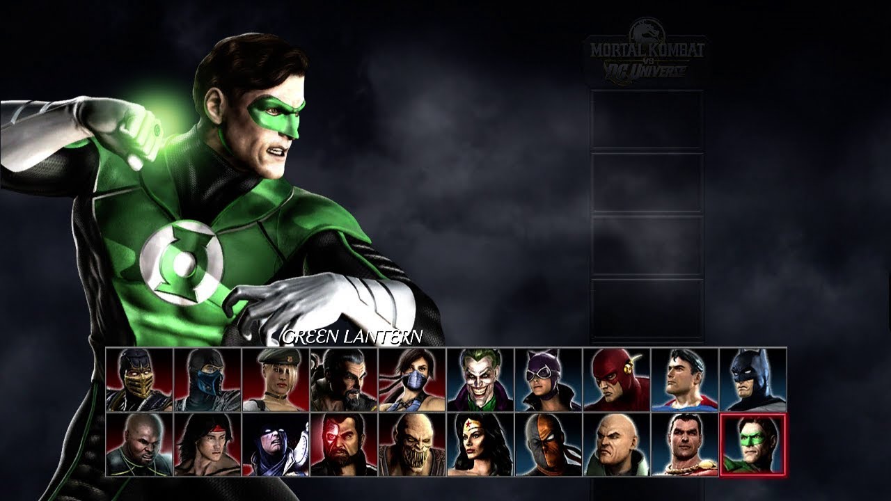 Mortal Kombat vs D.C (360) walkthrough - Green Lantern