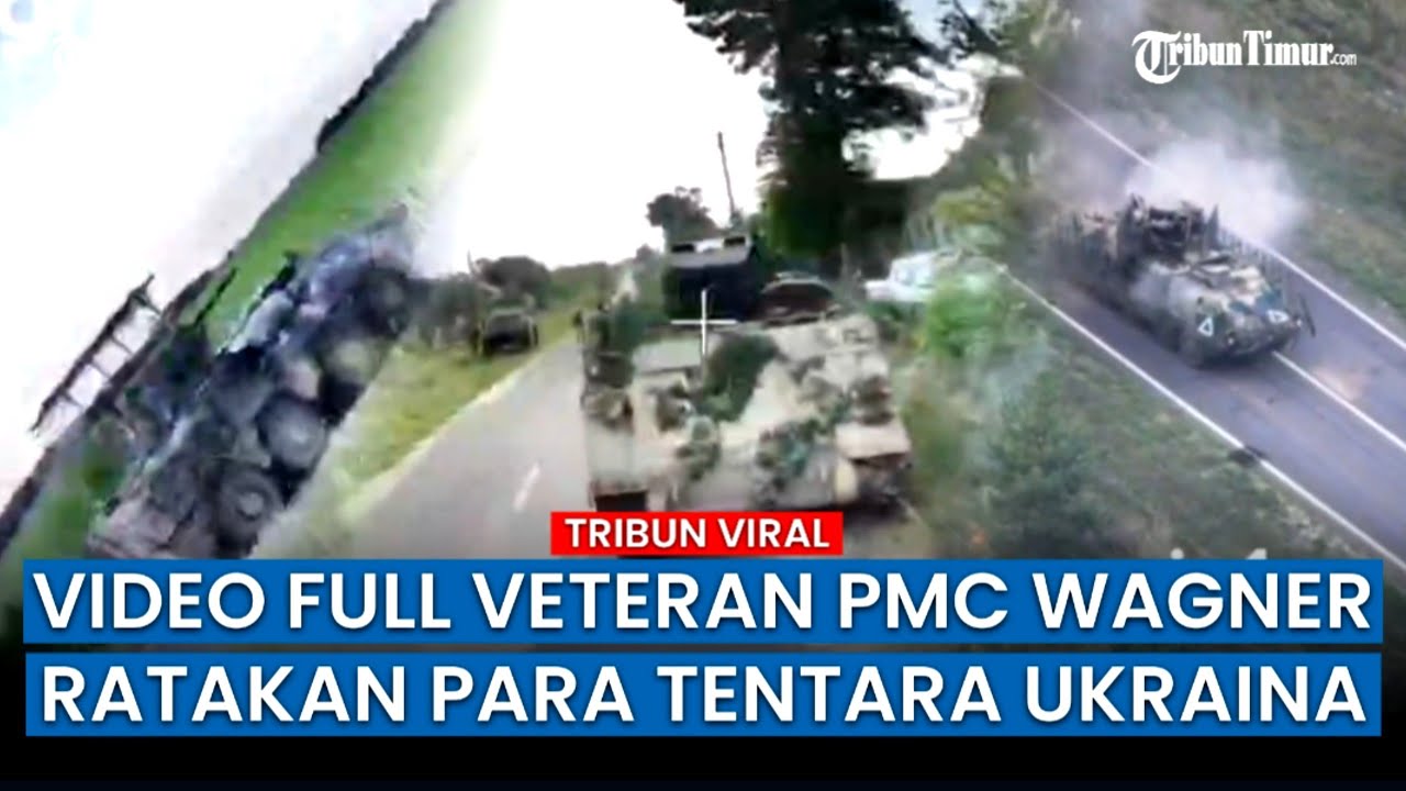 [FULL] Pejuang PMC Wagner Rusia Hantam Habis Kendaraan Lapis Baja Ukraina