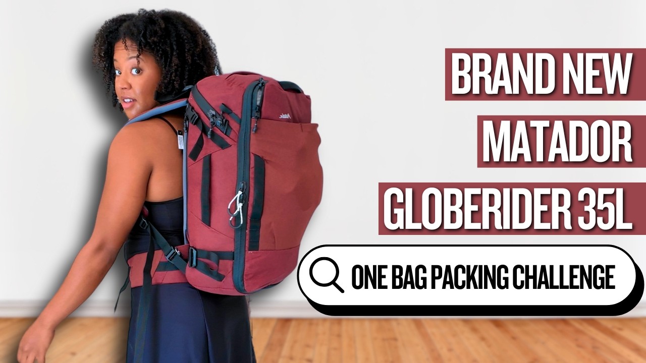 One Bag Packing Challenge | Matador GlobeRider35 Travel Backpack
