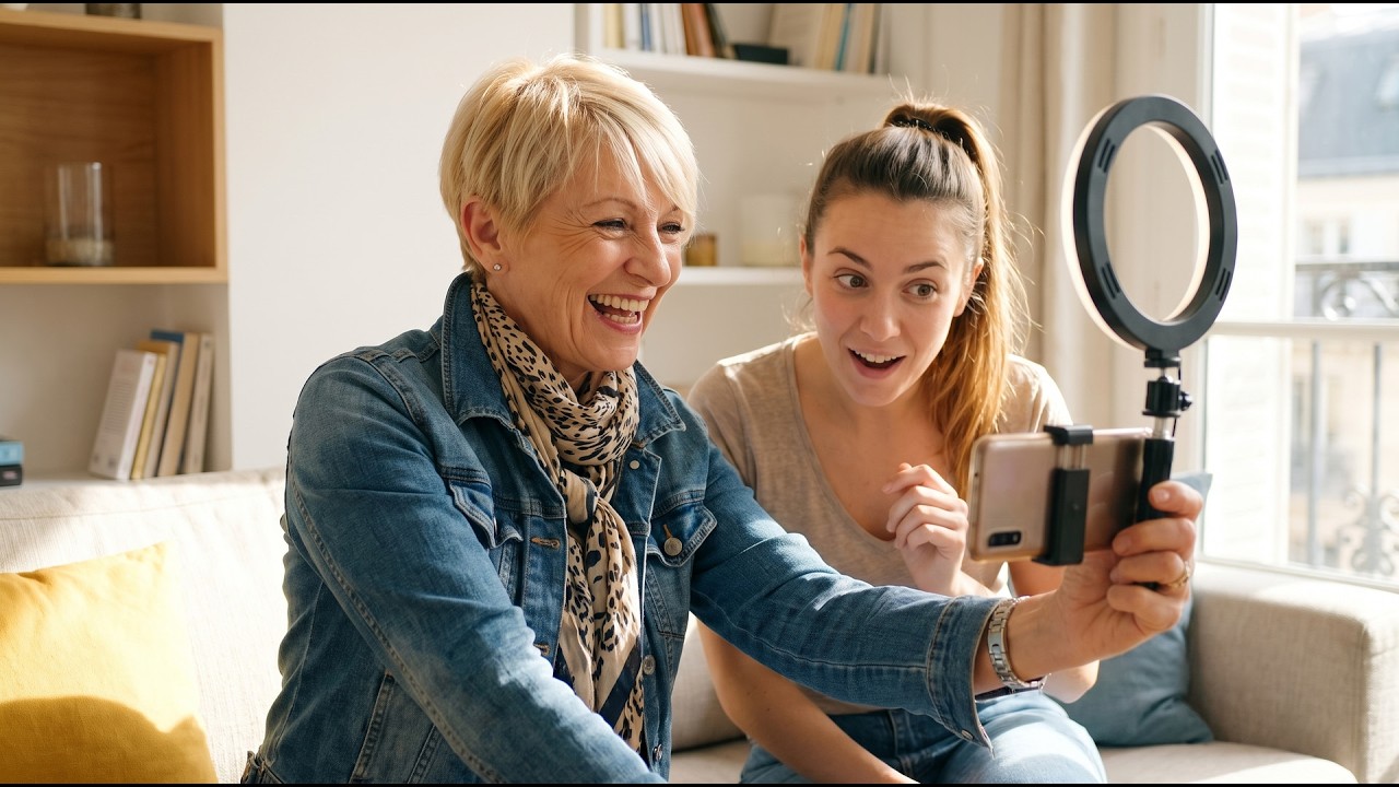 Ma MAMIE est une STAR de TikTok  Choses Amusantes et Familières Que Fait Ta Grand-Mère par La La L'R