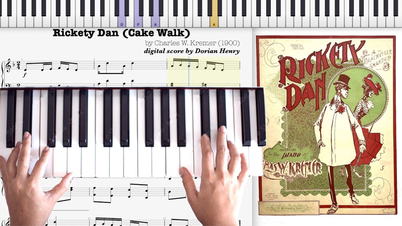 Rickety Dan by Charles Kremer (1900, Ragtime piano)