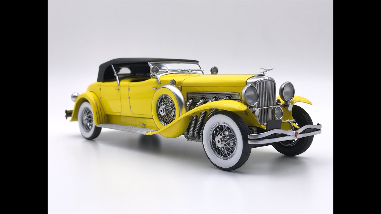 Finished work : Monogram 1/24 1934 Duesenberg Model SJ Torpedo Phaeton
