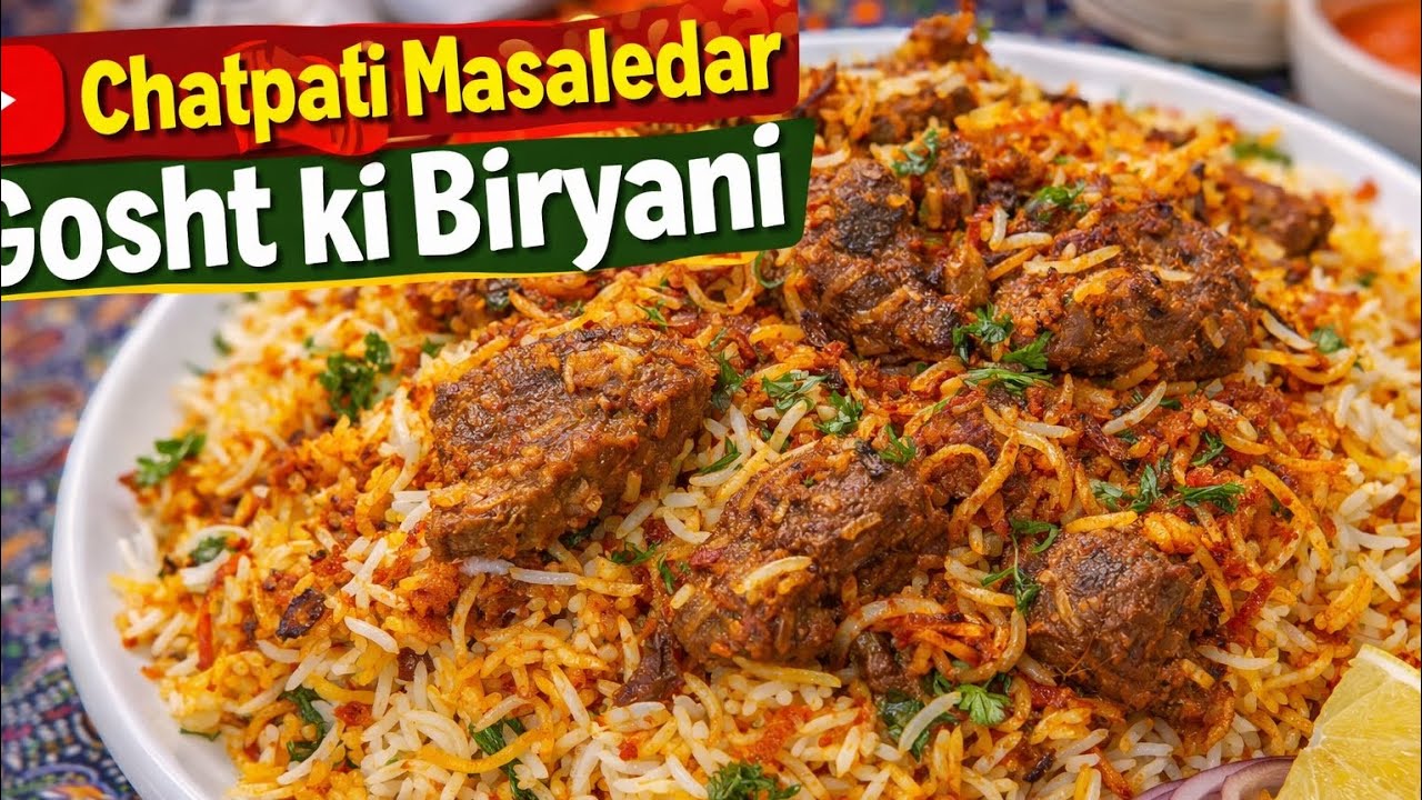 Gosht Ki Chatpati Masaledar Biryani