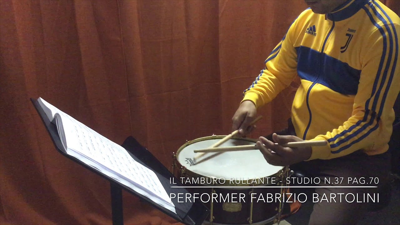 Il Tamburo Rullante - Studio n.37 - Performer Fabrizio Bartolini