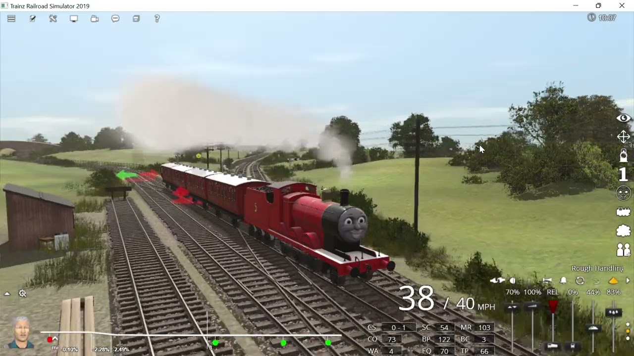 Driving james in only realistic mode (gone wrong)