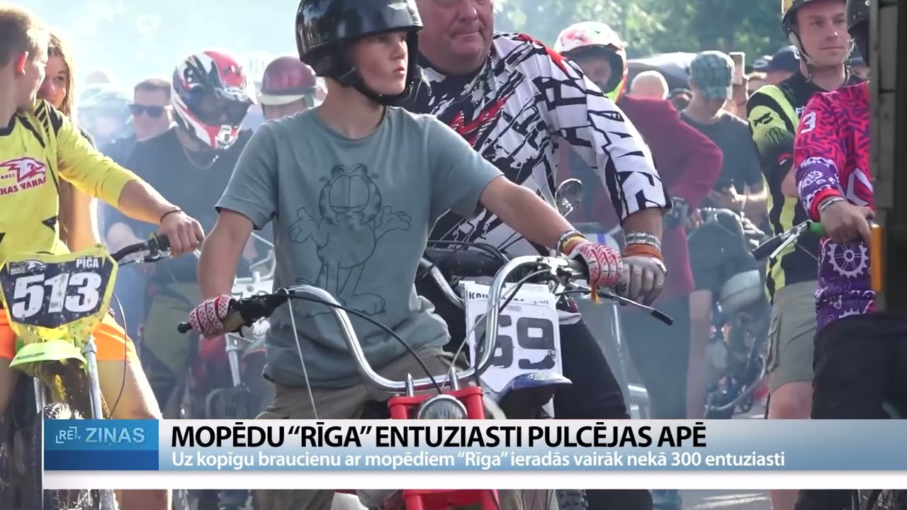ReTV: Mopēdu “Rīga” entuziasti pulcējas Apē