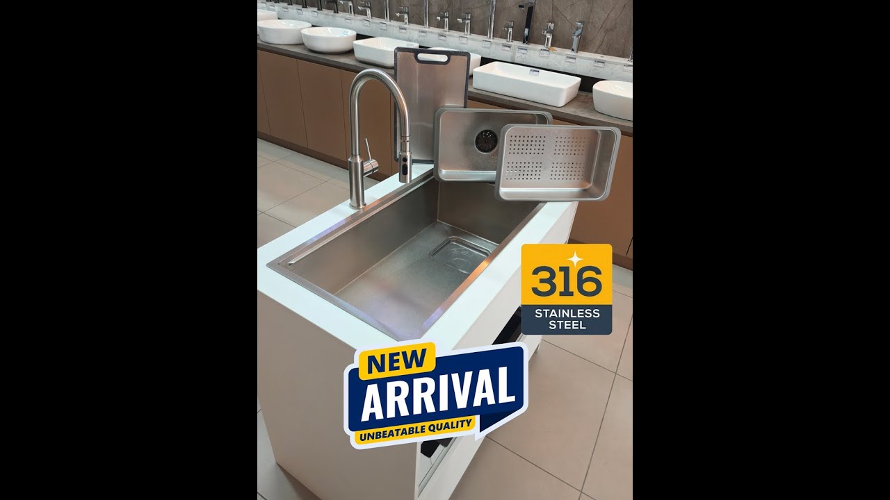 [HCE - KS8046M] Most Durable, Scratch Resistant and Best kitchen sink 2026 SUS316