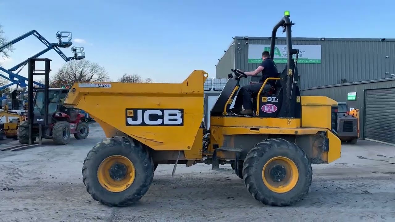 2018 JCB 9T-1 9T Straight Tip Site Dumper
