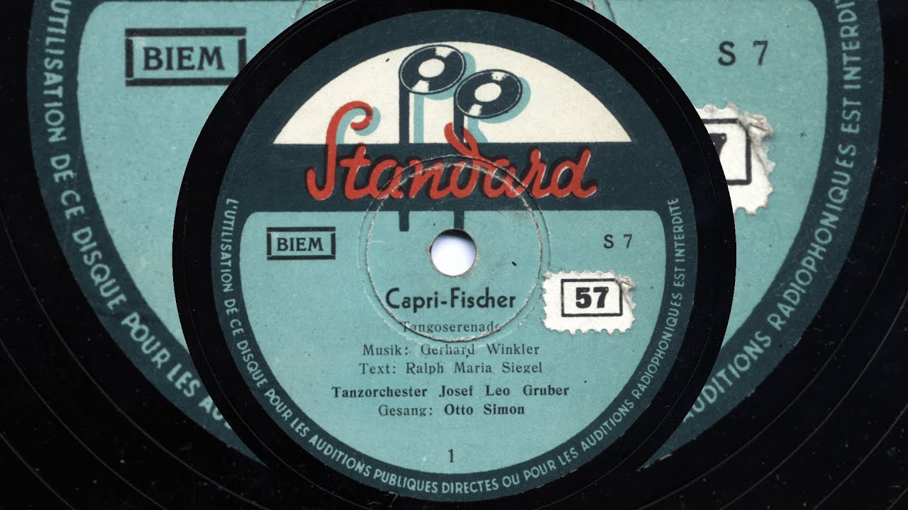 Josef Leo Gruber: Capri-Fischer (Otto Simon, 1948)