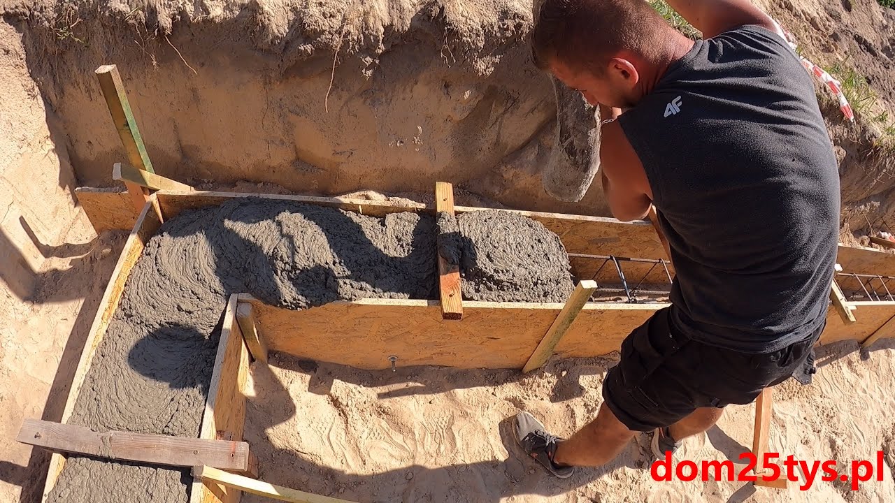 BUDUJEMY DOM 5X7 Z ANTRESOLĄ ODC 2| ZALEWANIE ŁAW | DOM BEZ POZWOLENIA NA BUDOWĘ  #domza25tysięcy