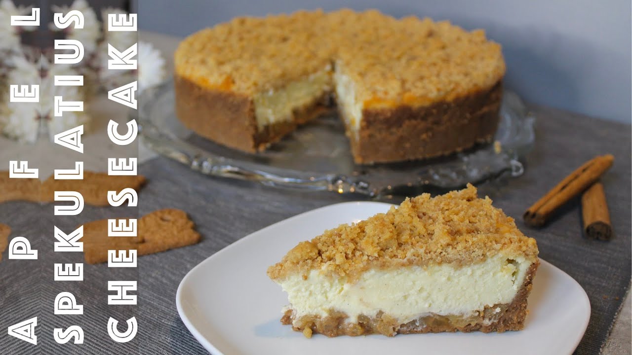 GENIALER Apfel Spekulatius Cheesecake mit Streuseln | Elmalı Bisküvili Cheesecake Tarifi