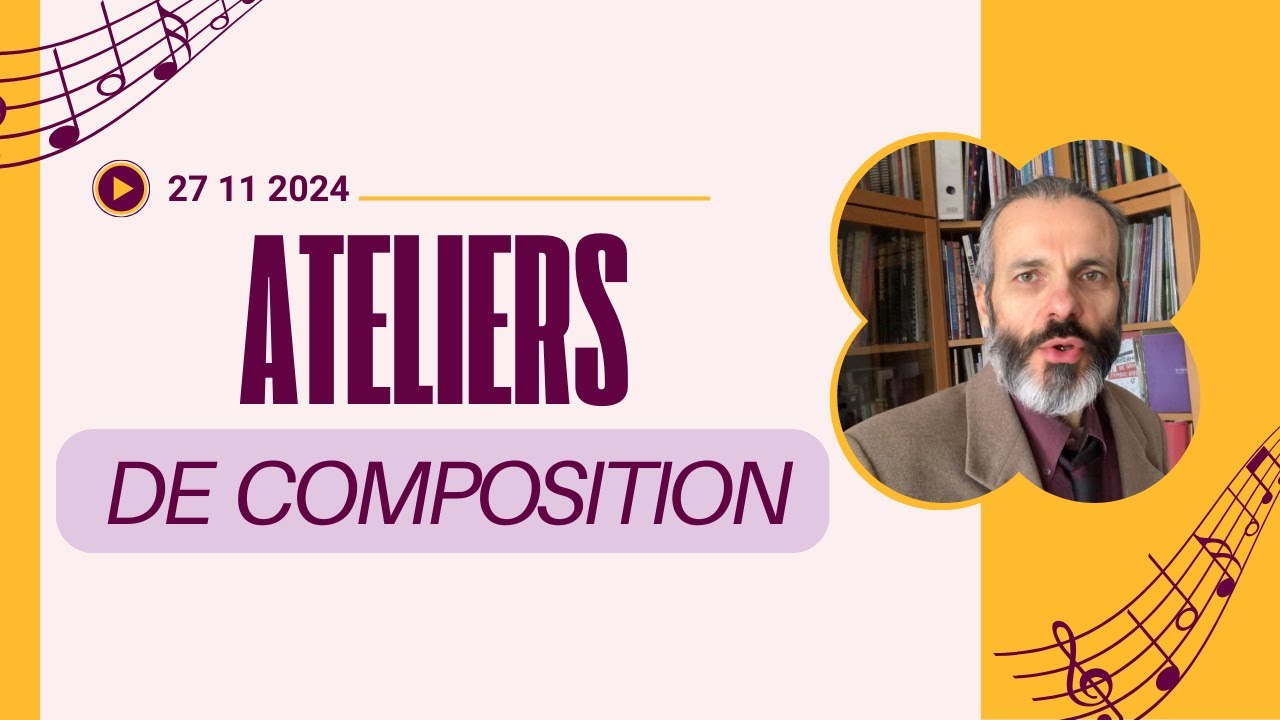 Ateliers de Composition Musicale - démarrage mercredi 27 novembre 2024