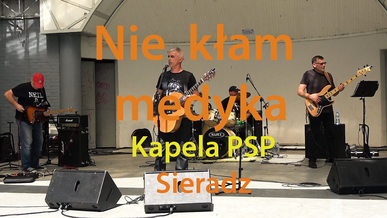 V Piknik motocyklowy Sieradz 2020 Kapela PSP Nie kłam medyka