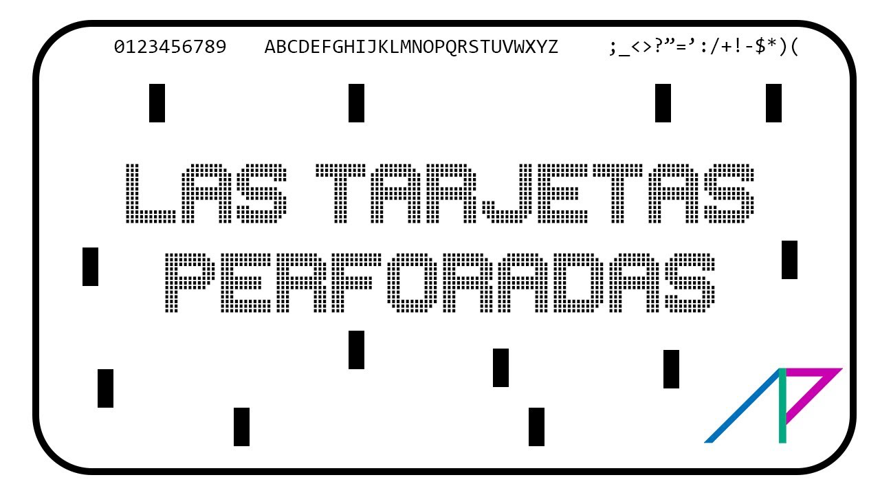 &iquest;C&oacute;mo funcionaban las tarjetas perforadas? #tarjetasperforadas
