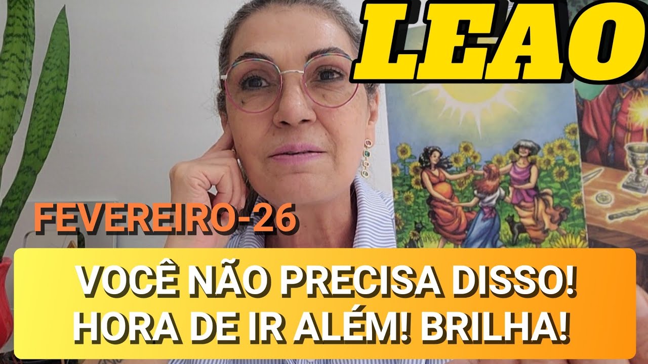 ♌️LEÃO FEVEREIRO-26 SERÁ INESQUECÍVEL🔮CHEGA DE MIGALHAS!A ABUNDÂNCIA VEM! FIM DE TUDO QUE FOR RASO🪷