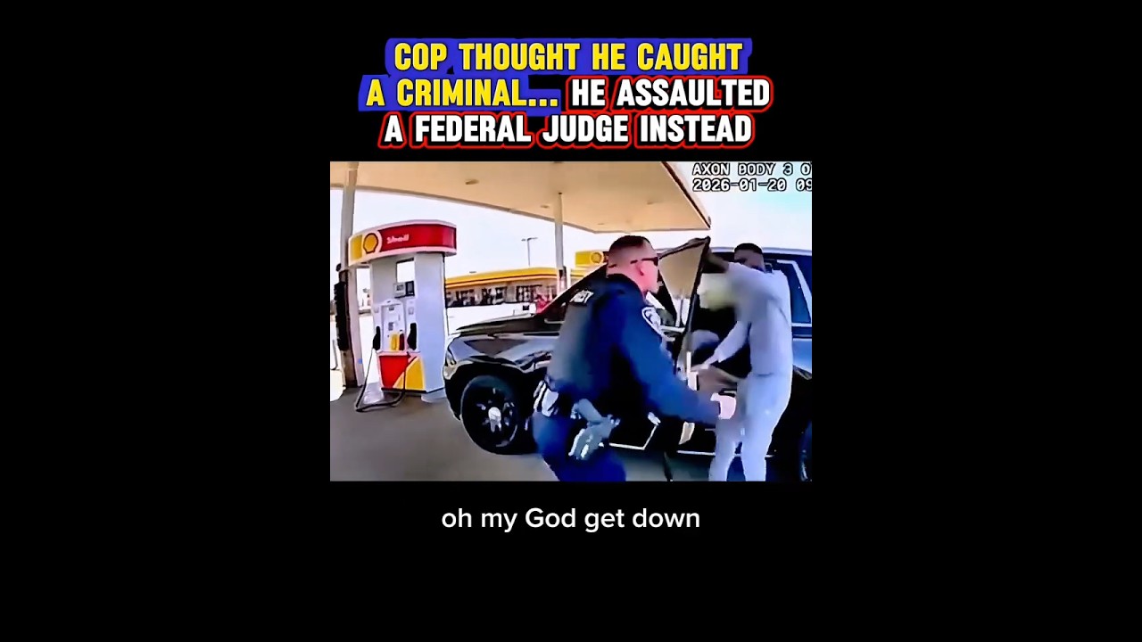 ( Part 2 ) cop thought he caught a criminal&hellip; he assaulted a federal judge instead #usa #viral