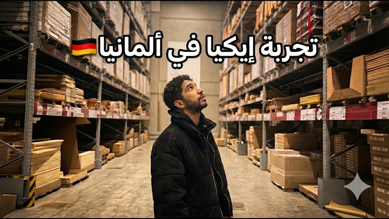 فلوق إيكيا ألمانيا 🇩🇪: تهت في المستودع! 😱 شنو كليت وشنو شريت للدار؟