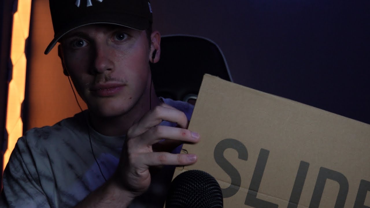 ASMR Yeezy Slide Unboxing!