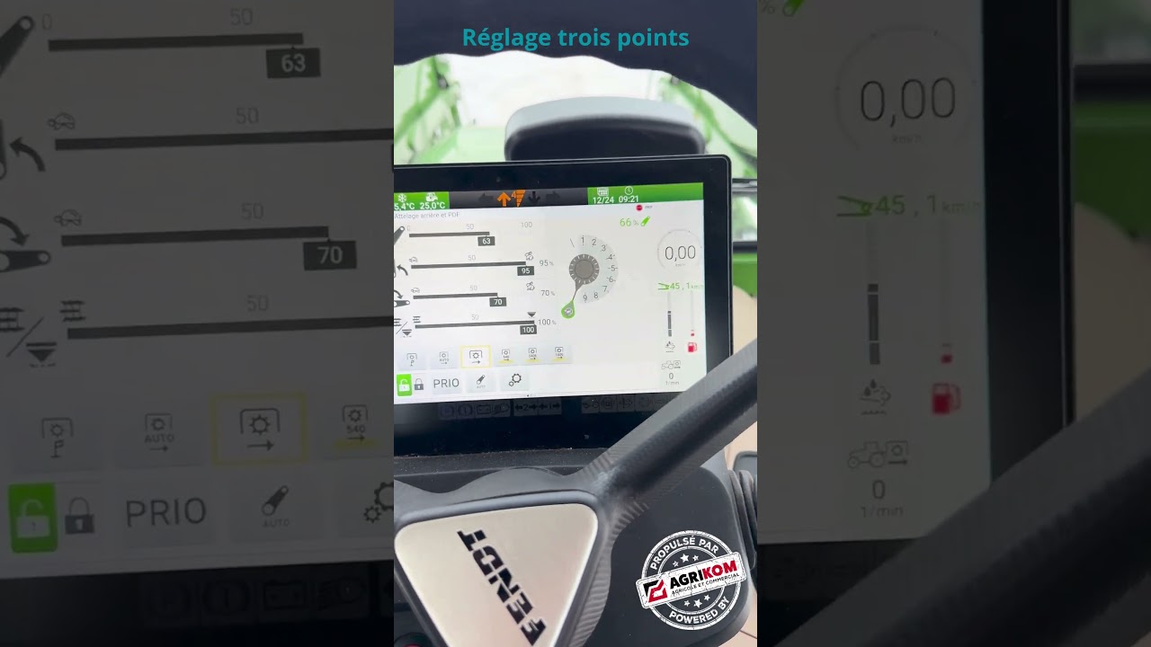Réglage trois points Fendt One