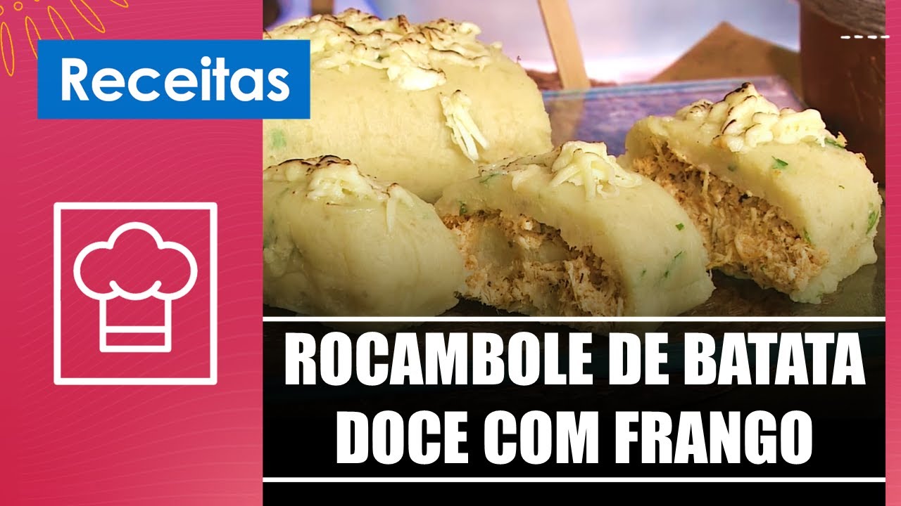Faça um incrível rocambole de batata doce com frango com o chef Douglas Volpy – 27/02/24