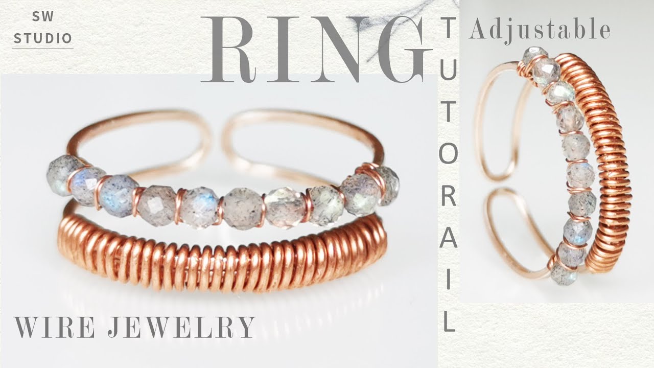 Adjustable Ring/Easy Ring/DIY Ring/Wire Wrap Ring Tutorial/DIY Jewelry/How to make/ DIY Accessories