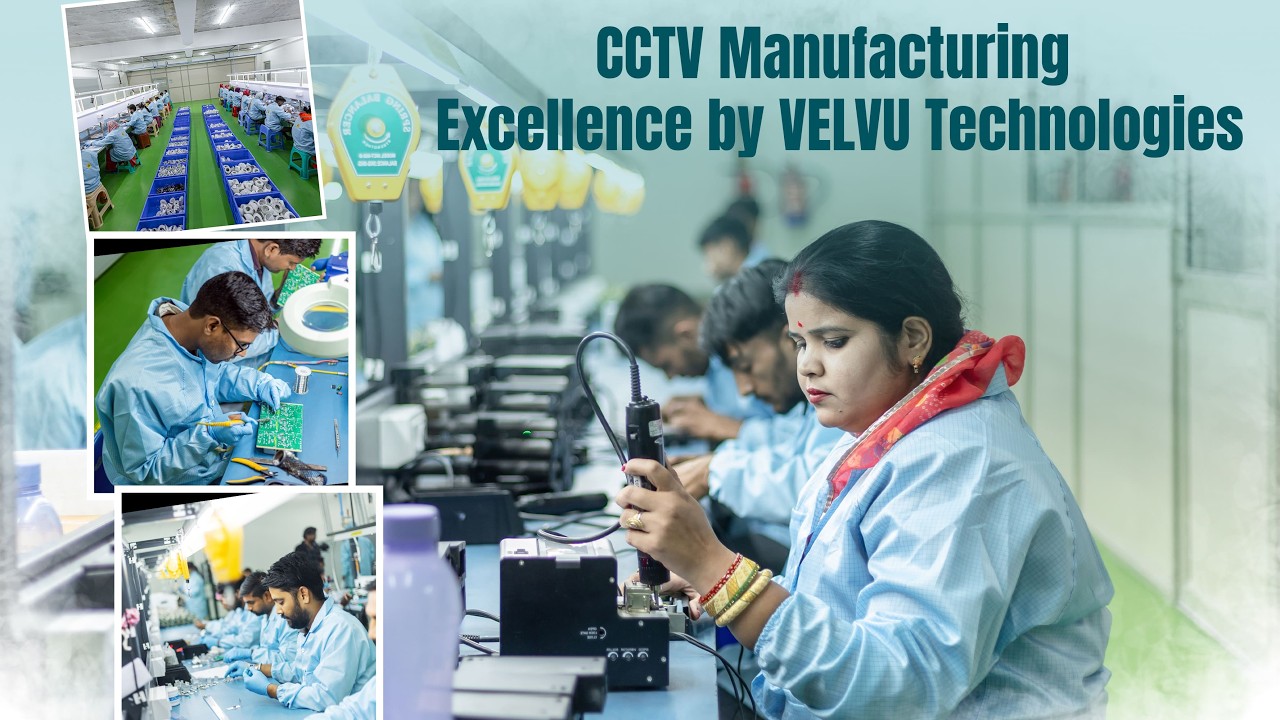 Velvu Factory Where Expertise Shapes Exceptional Products #VelvuFactoryTour #CCTVManufacturing #cctv