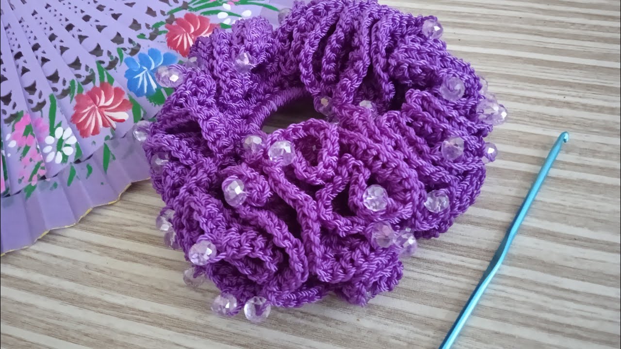 🤩 Tutorial Fácil para Tejer Crochet 😍 Coletero Paso a Paso Diestros ‼️ Tejiendo con Hilda Rosa 🔔