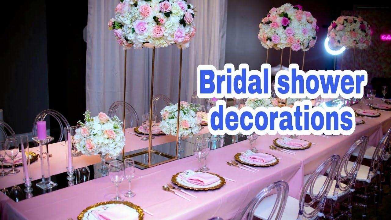 Bridal shower decorations/ Event planning decorating ideas/ Event decor