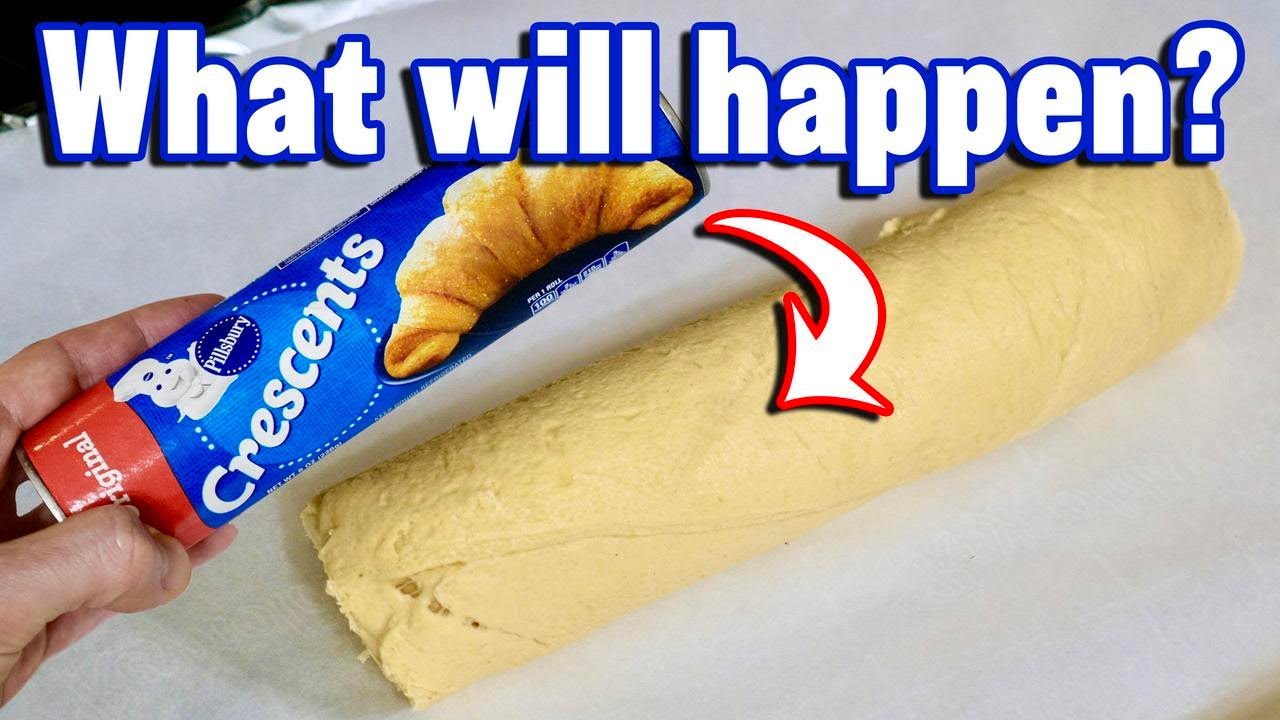 What if.. You bake Pillsbury Crescent Rolls WITHOUT unrolling?