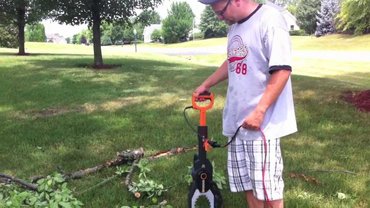 WORX JawSaw electric limbing and trimming chainsaw - Review