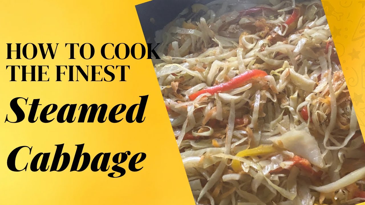 Steamed Cabbage with Carrots and Peppers / Easy 10 Minutes Recipe