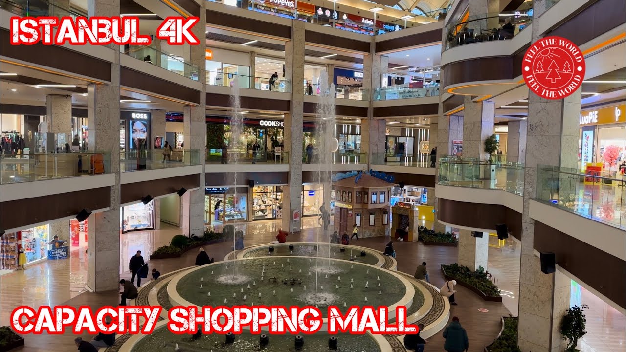 Istanbul Türkiye 2023 Bakırköy Capacity Shopping Mall | 4K UHD 60fps