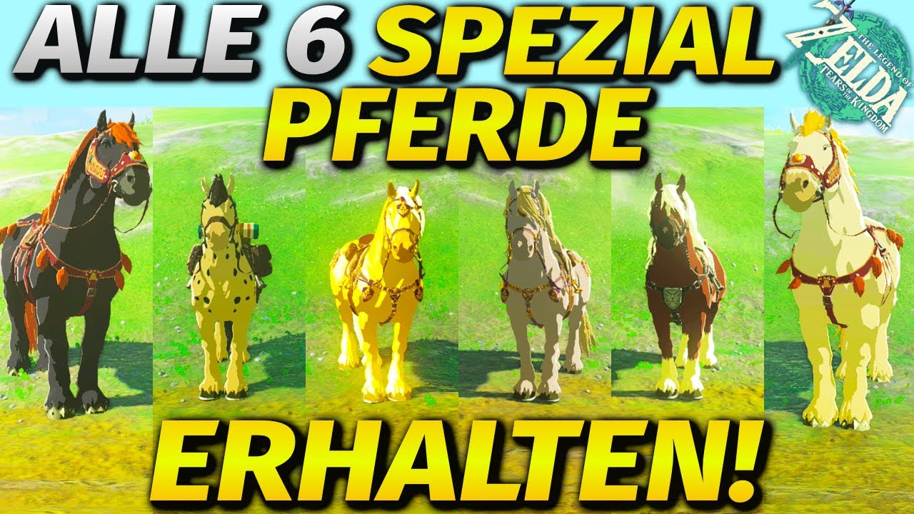 *NEU* Alle 6 einzigartigen Pferde ganz einfach erhalten! ► Zelda Tears of the Kingdom