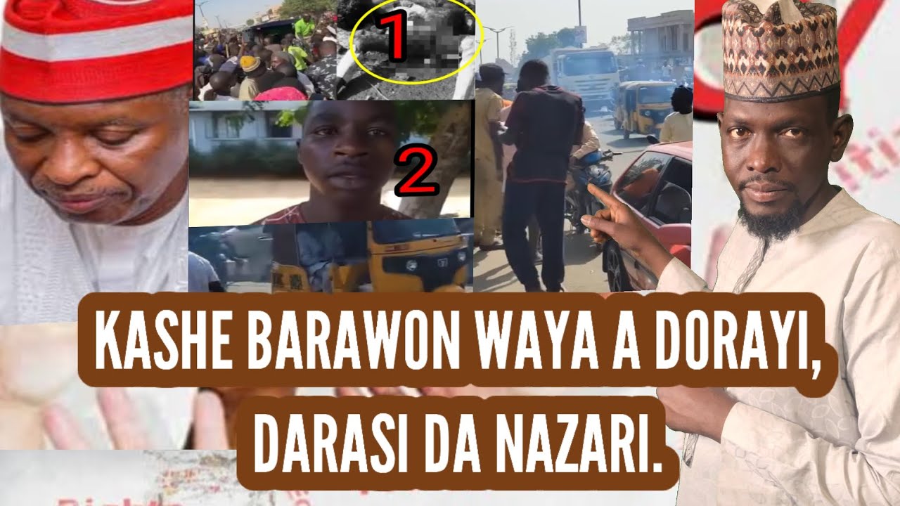 Nazari kan kashe tare da kona barawon waya a dorayi, Kama wani bayan ya kai harin suka da wuka. 