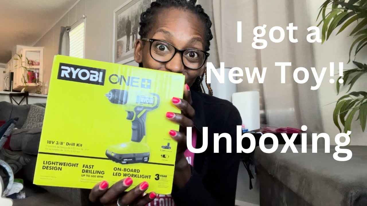 Someone got a new toy! Let’s do some yard work! #unboxing #mobilehome #mobilehomeliving #ryobi