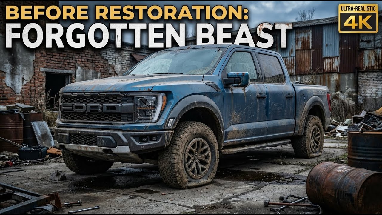 ASMR Ford Raptor Restoration 😱 | Abandoned Truck Rebuild to Brand New Condition