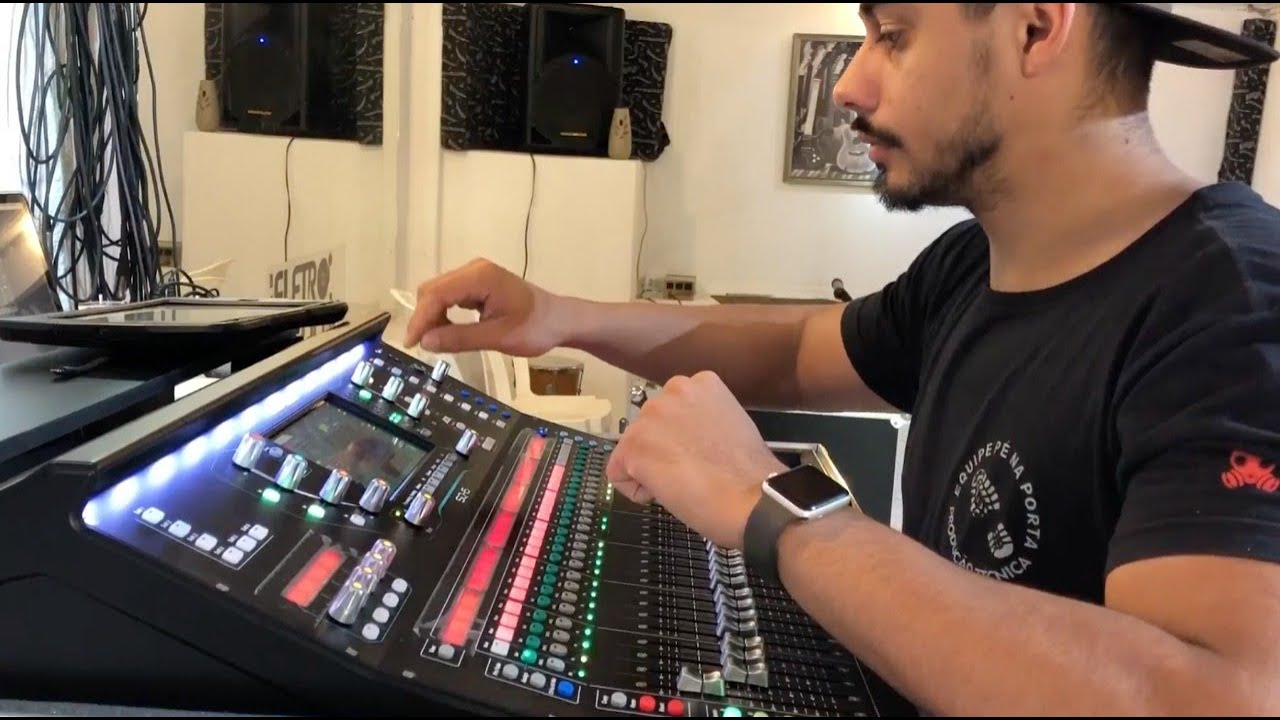Allen&Heath SQ6 visão geral da console
