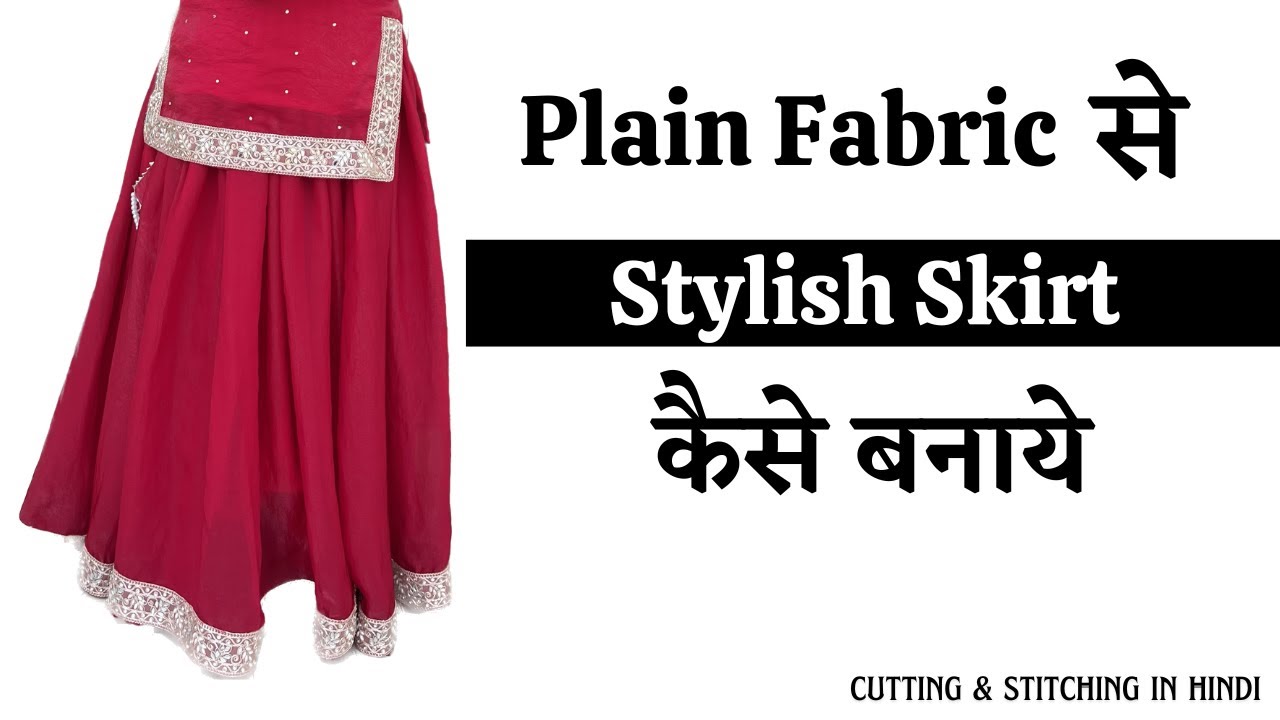 Stylish Skirt Cutting and Stitching | Skirt with Short Kurti Designs | Skirt with Kurti Party Wear