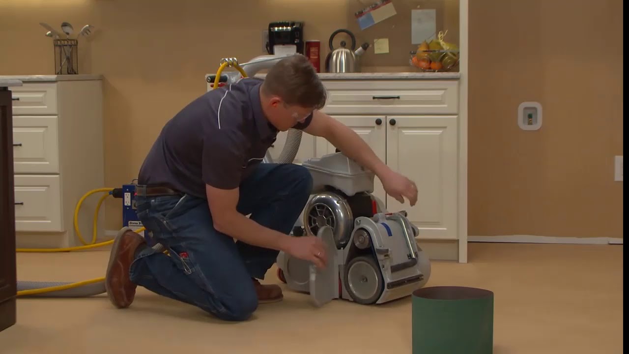 Hardwood Floor Sanding Tips With the Bona Belt and Bona Edge