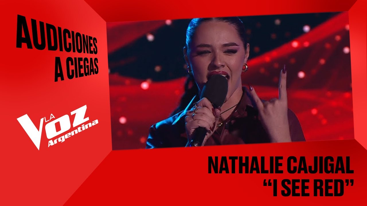 Nathalie Cajigal - “I see red” - Audiciones a ciegas - La Voz Argentina 2025