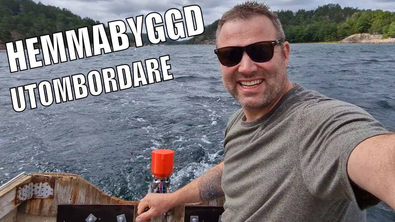 Världens första!!  Elektrisk Utombordsmotor byggd av skrot - Del 1
